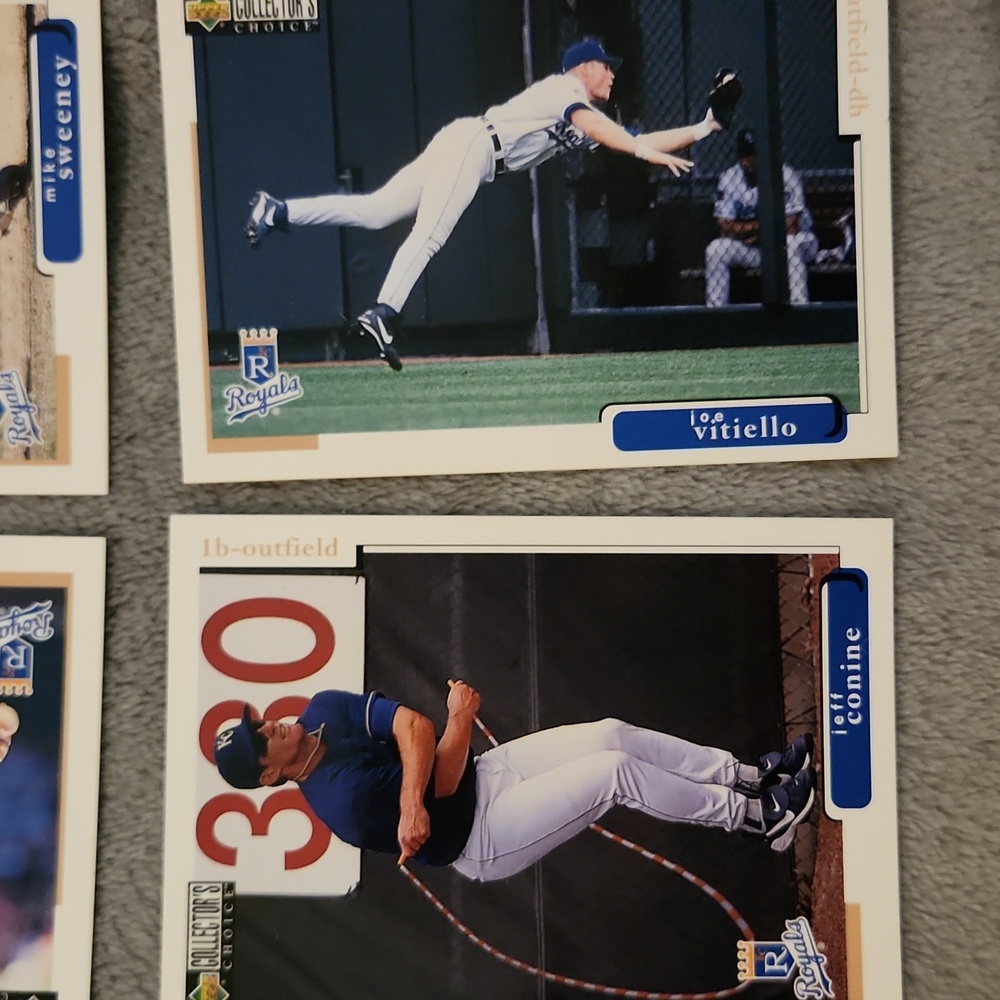 Vintage 1998 Upper Deck Royals Baseball Trading Cards - Picture 9 of 16